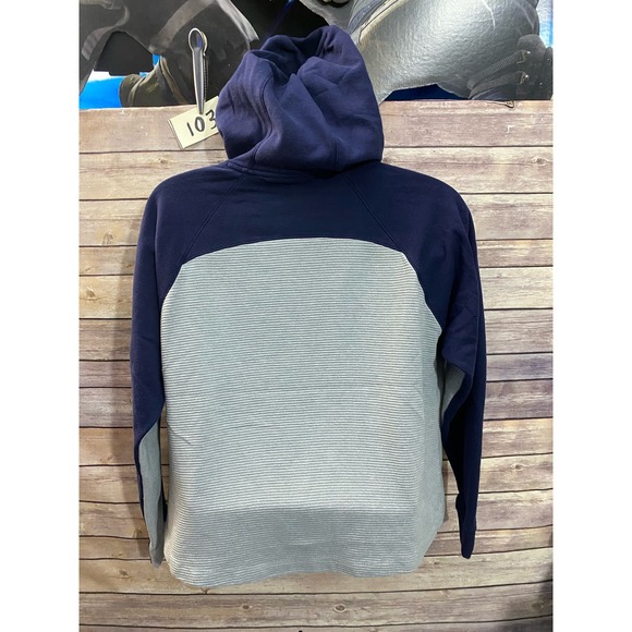 Notre Dame Fighting Irish Hoodie Mens Large Blue Under Armour Sweatshirt - Picture 4 of 16